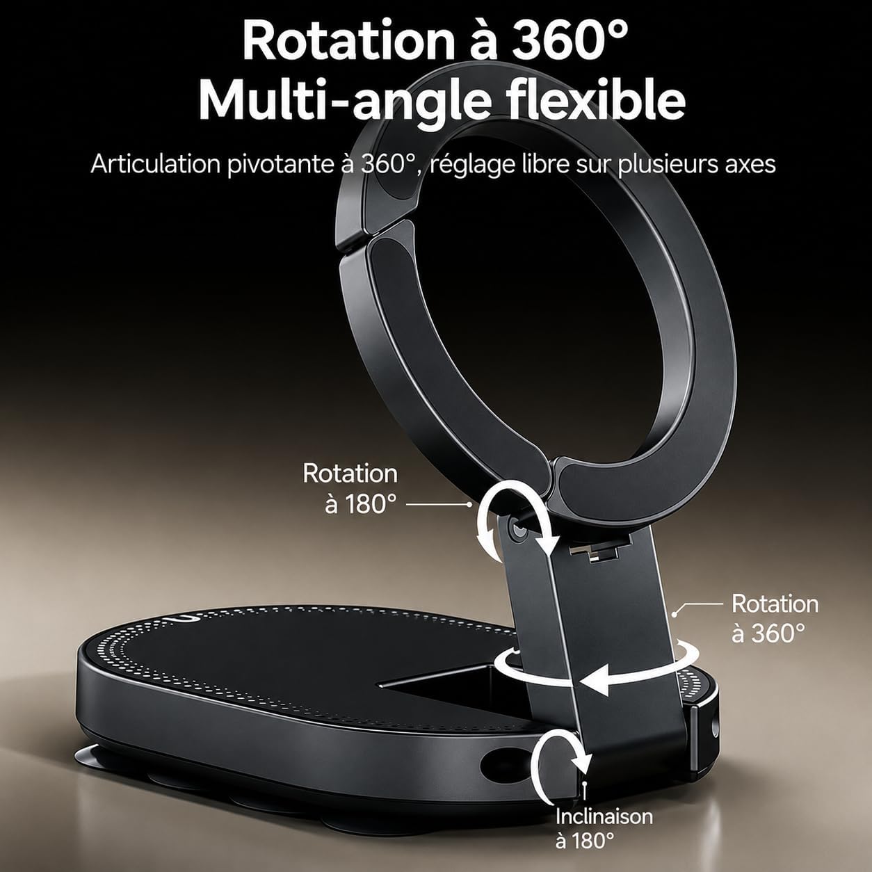 3-in-1 Foldable Magnetic Phone Mount
