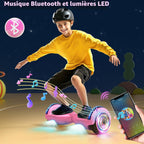 Hoverboard Bluetooth LED SISIGAD 6,5 pouces