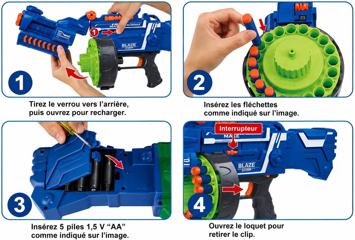 Blaze Storm Electric Toy Gun