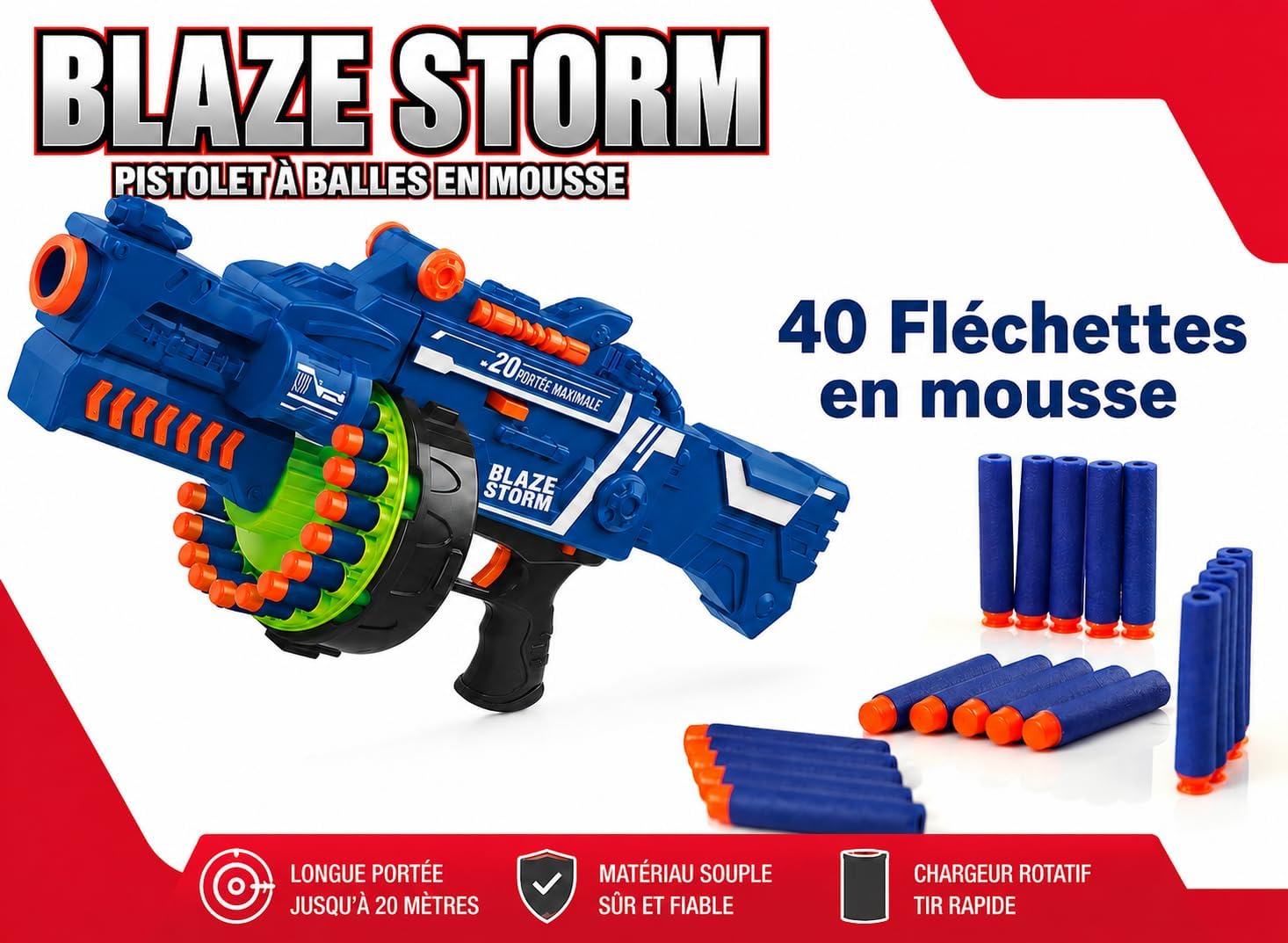 Blaze Storm Electric Toy Gun