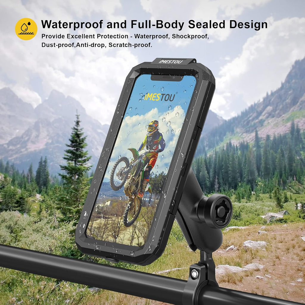 Support de Téléphone Antivol et Étanche pour Moto