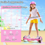 Hoverboard Bluetooth LED SISIGAD 6,5 pouces