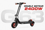 Trottinette électrique G63 Double Moteur –2400W nominal / 3000W crête