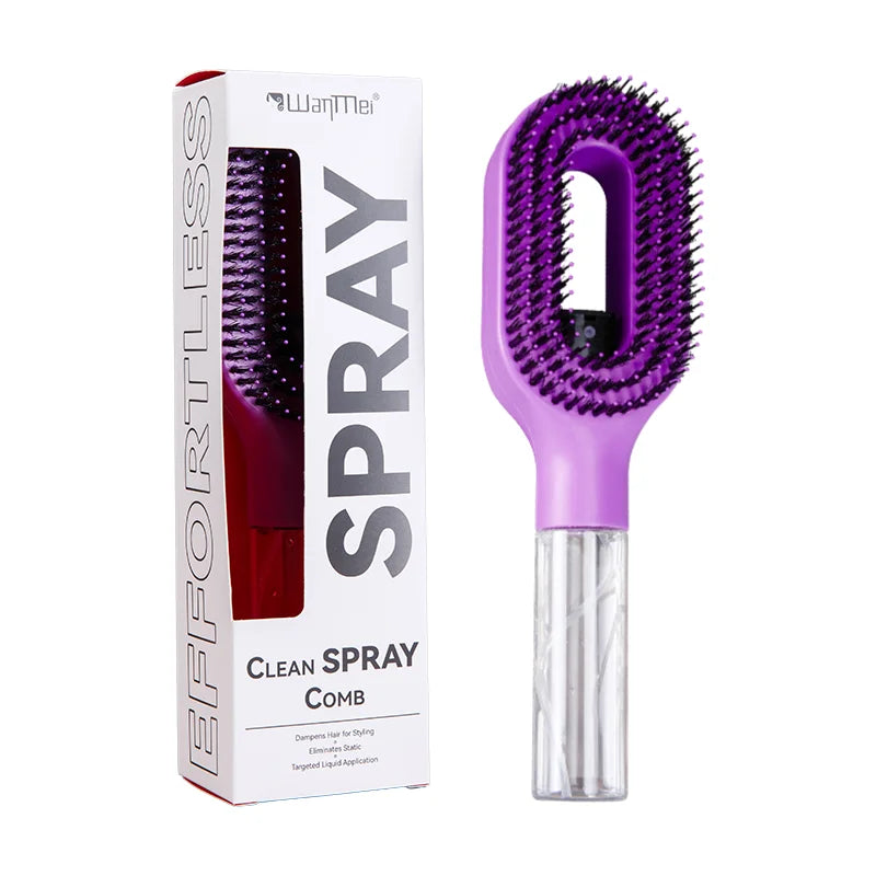 Brosse Hydratante à Brume 2 en 1