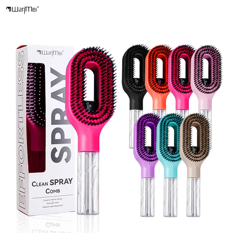 Brosse Hydratante à Brume 2 en 1