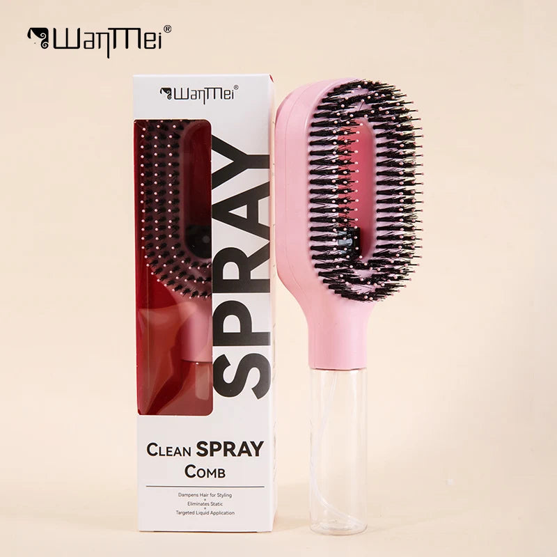 Brosse Hydratante à Brume 2 en 1