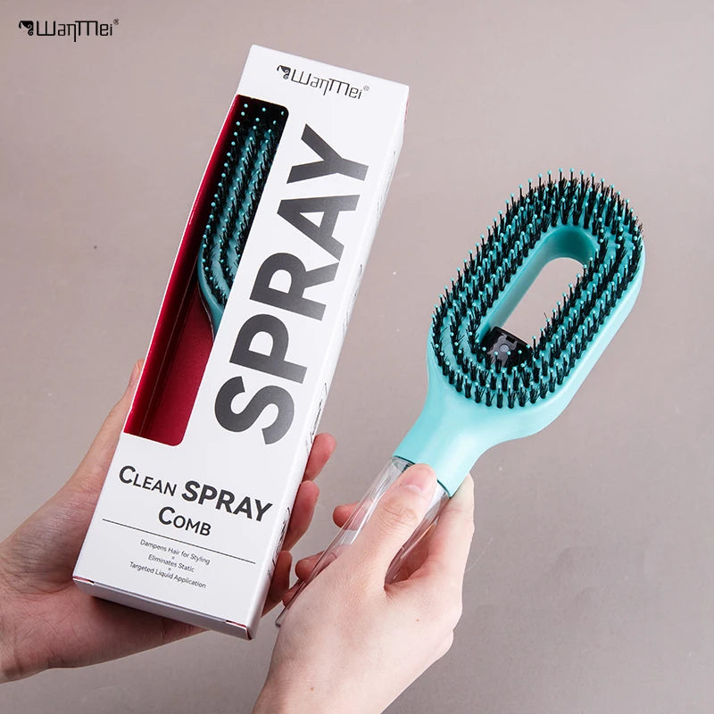 Brosse Hydratante à Brume 2 en 1