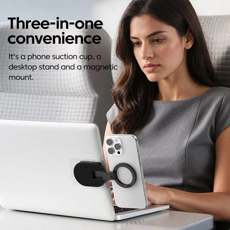 Support téléphone magnétique pliable 3-en-1