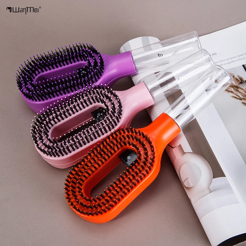 Brosse Hydratante à Brume 2 en 1